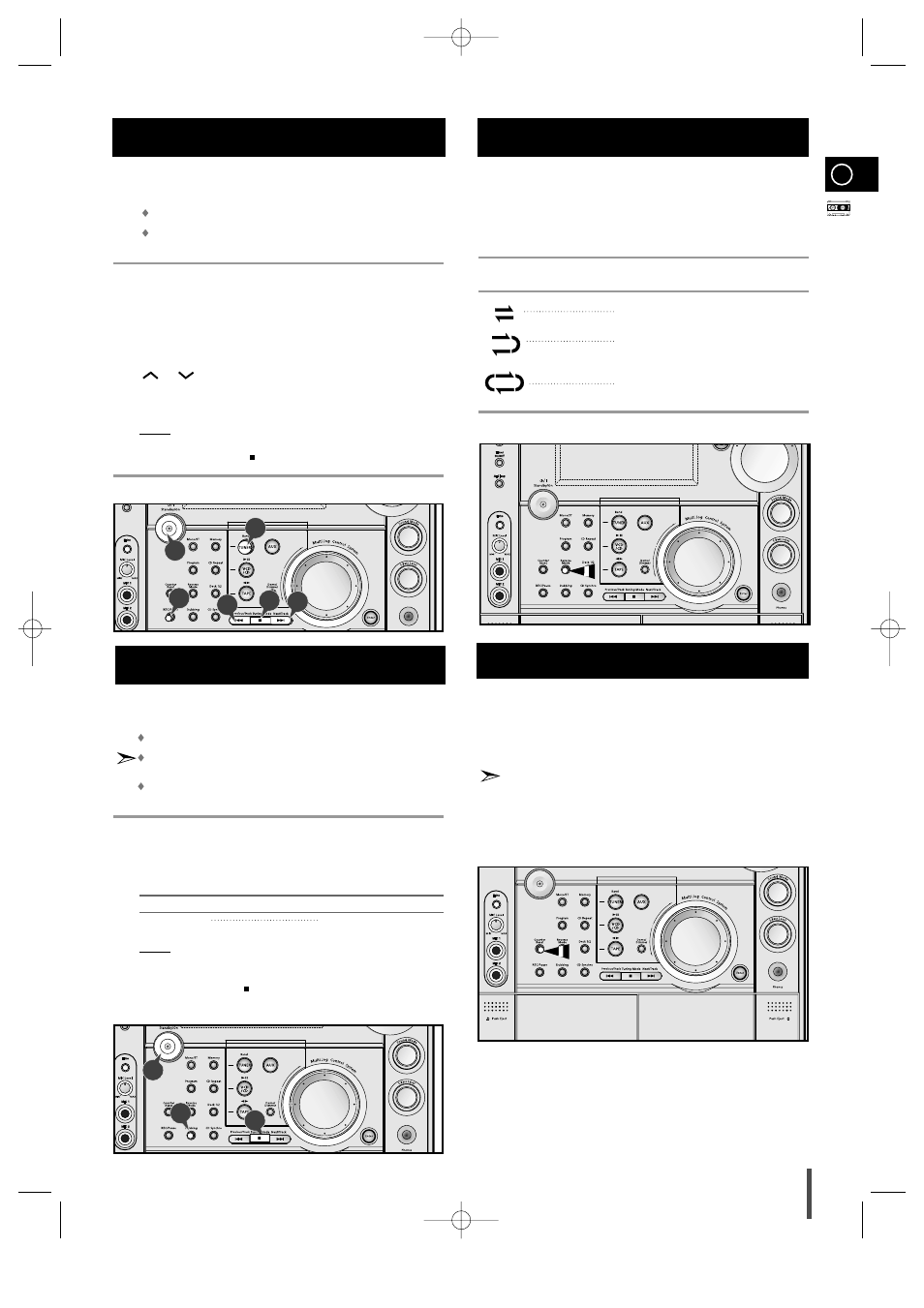 Recording a radio program, Copying a cassette (dubbing), Selecting the cassette playback mode (deck 2 only) | Tape counter | Samsung MAX-VS720 User Manual | Page 21 / 28