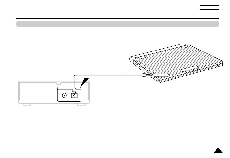 Connecting to a stereo component | Samsung DVD-L1200 User Manual | Page 23 / 65