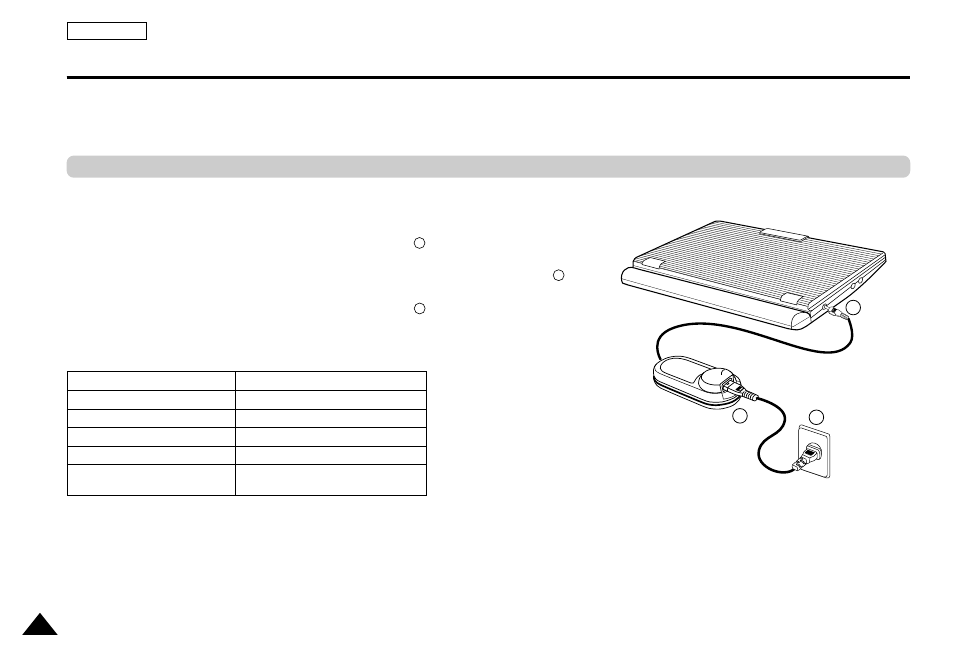 Battery pack, Using the battery pack | Samsung DVD-L1200 User Manual | Page 26 / 65