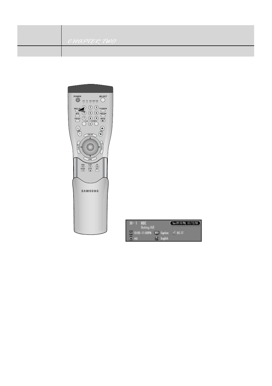 Viewing the display | Samsung SIR-T150 User Manual | Page 15 / 38