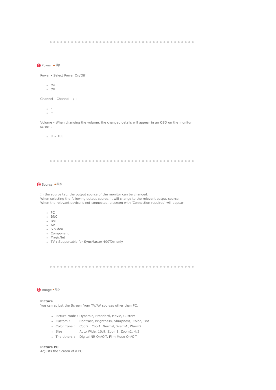 Samsung 400PXn User Manual | Page 100 / 178