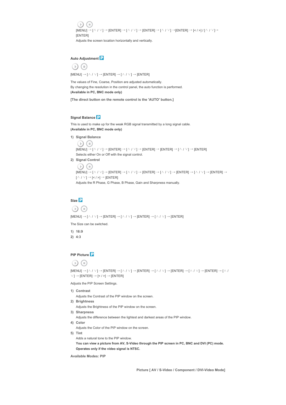 Samsung 400PXn User Manual | Page 122 / 178