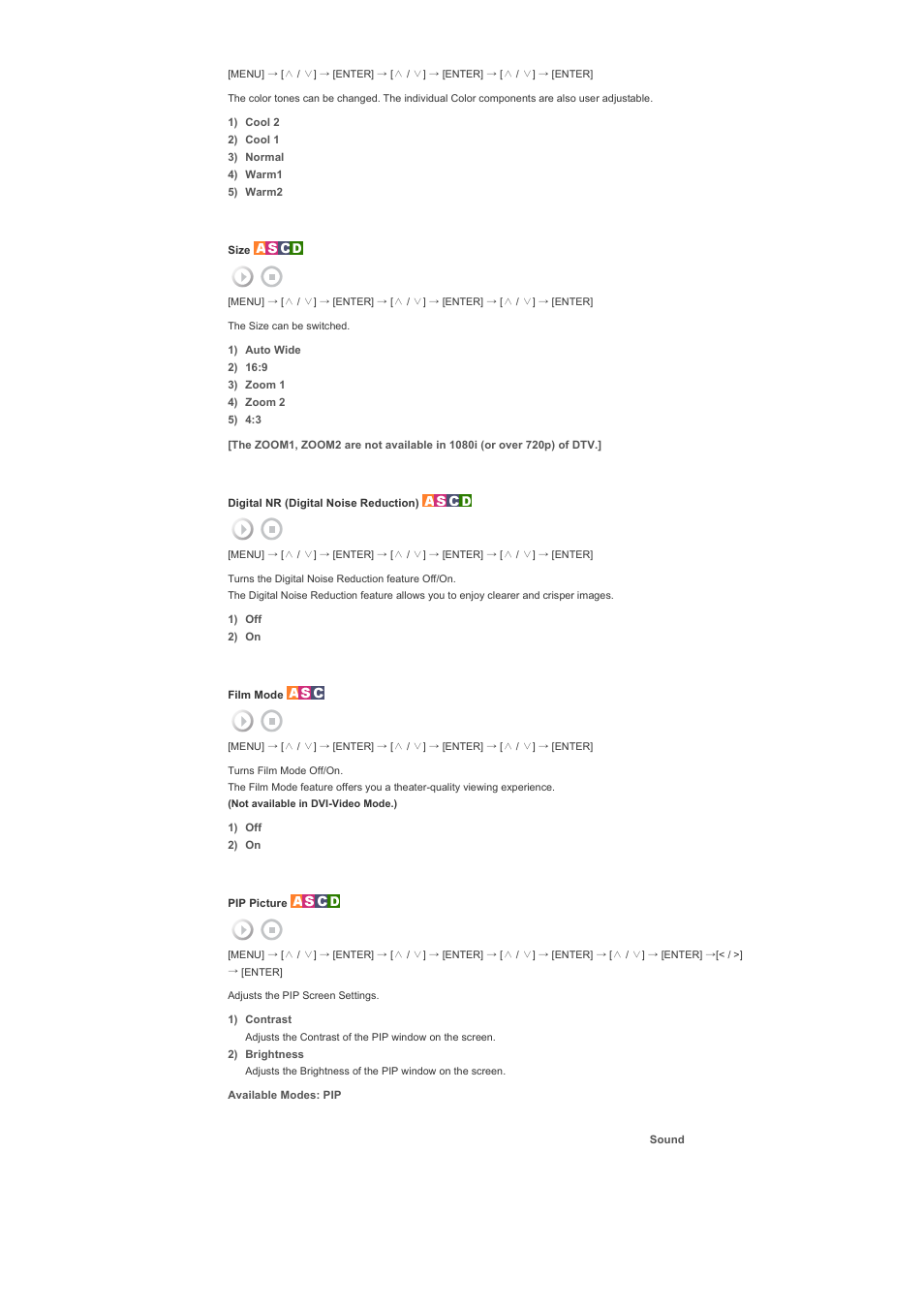 Samsung 400PXn User Manual | Page 124 / 178