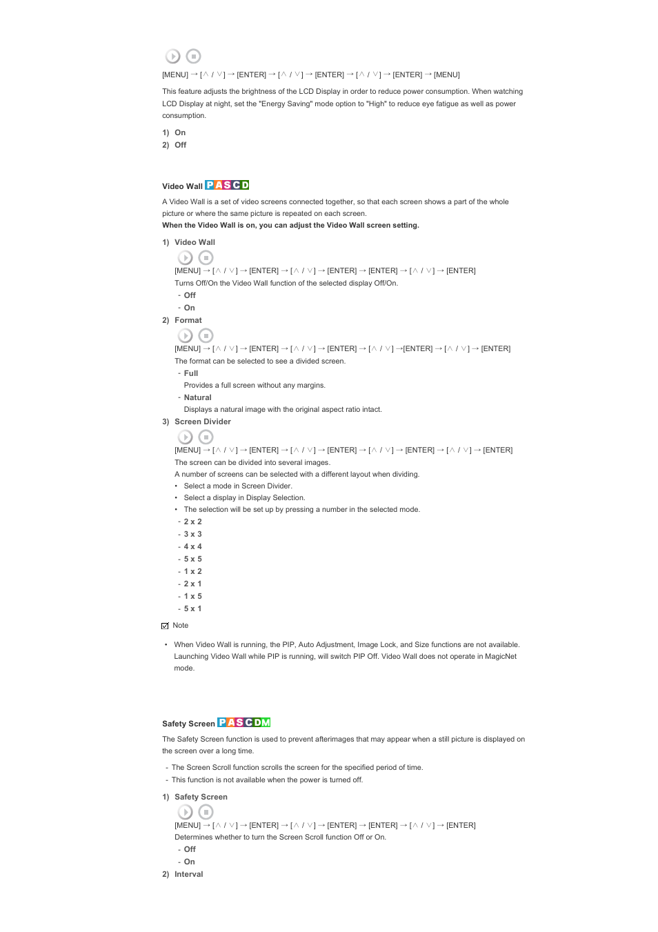 Samsung 400PXn User Manual | Page 128 / 178