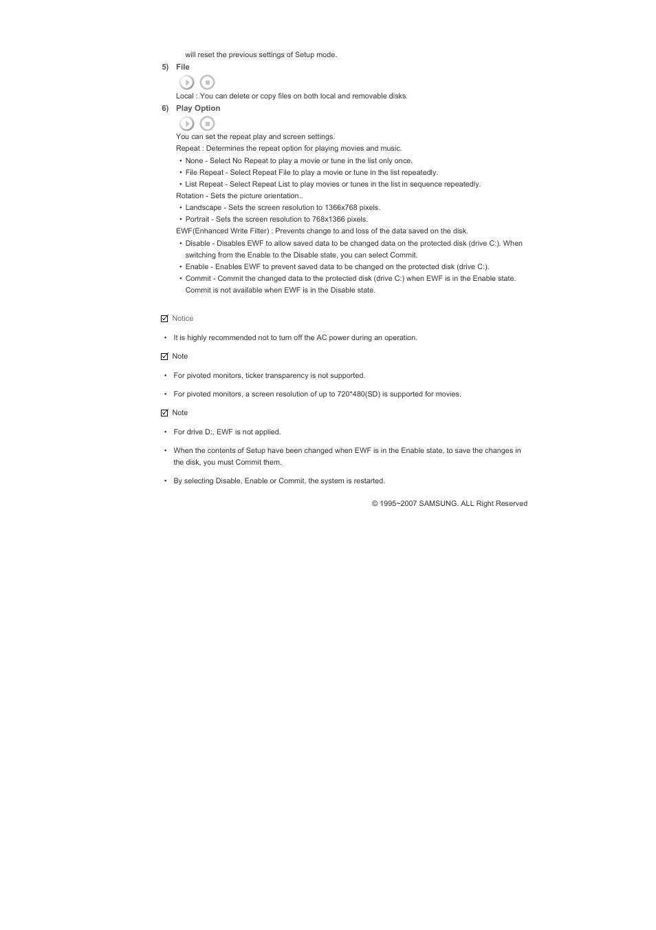 Samsung 400PXn User Manual | Page 134 / 178