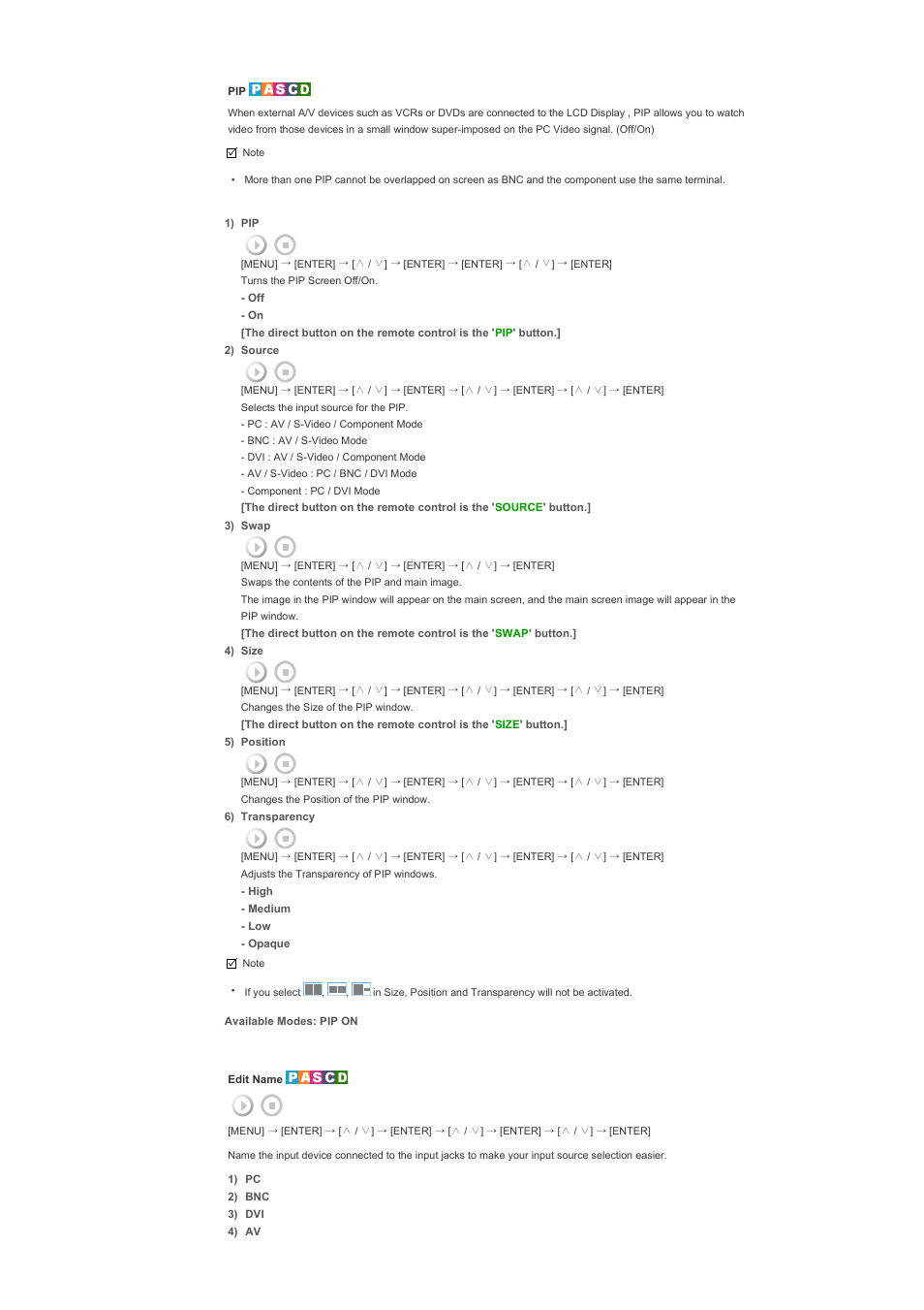 Samsung 400PXn User Manual | Page 136 / 178