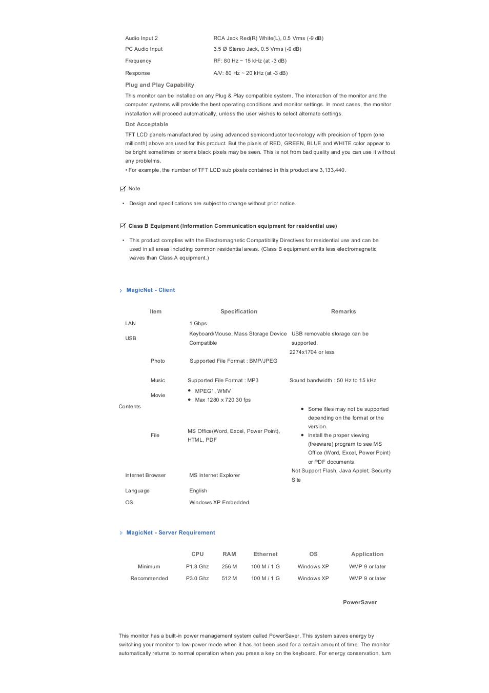 Samsung 400PXn User Manual | Page 166 / 178