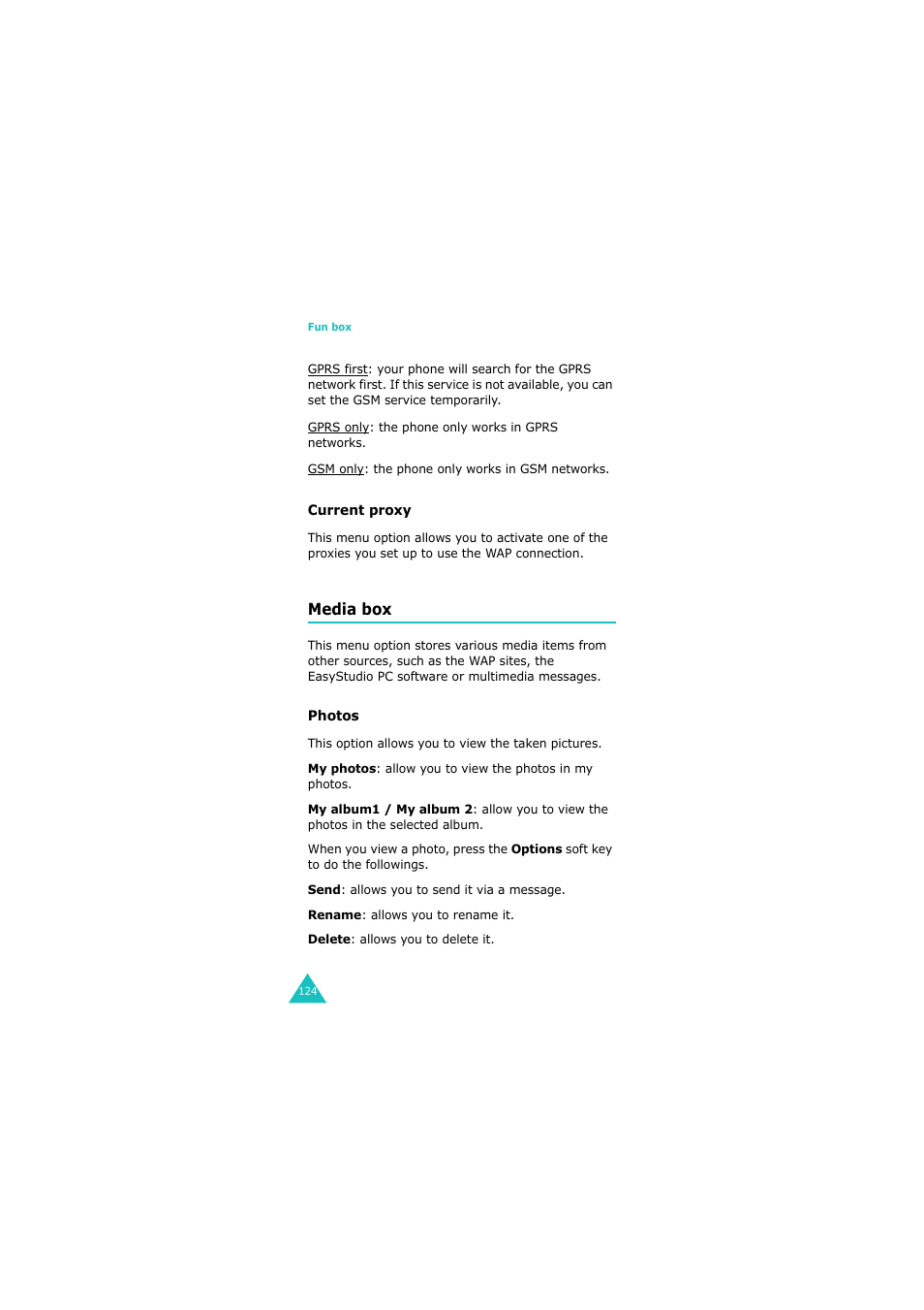 Media box | Samsung 08/2004 User Manual | Page 125 / 196