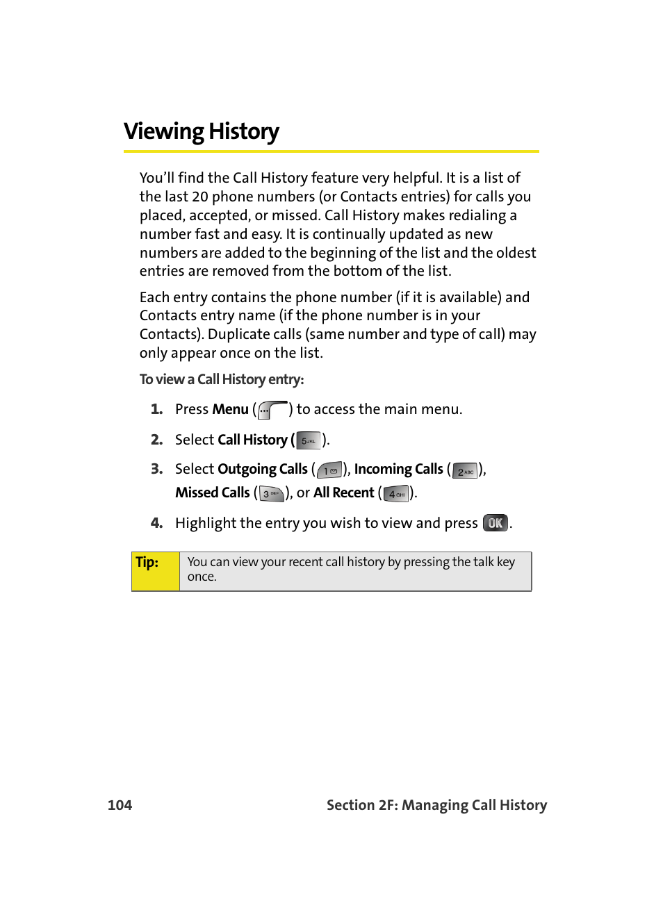Viewing history | Samsung MM A880 User Manual | Page 112 / 278