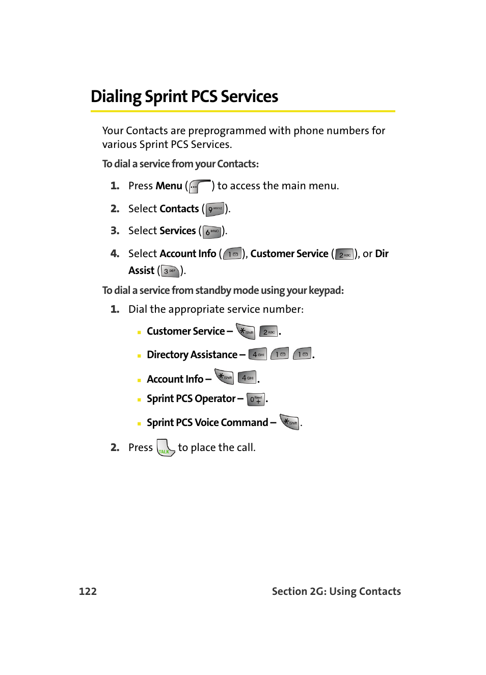 Dialing sprint pcs services | Samsung MM A880 User Manual | Page 130 / 278