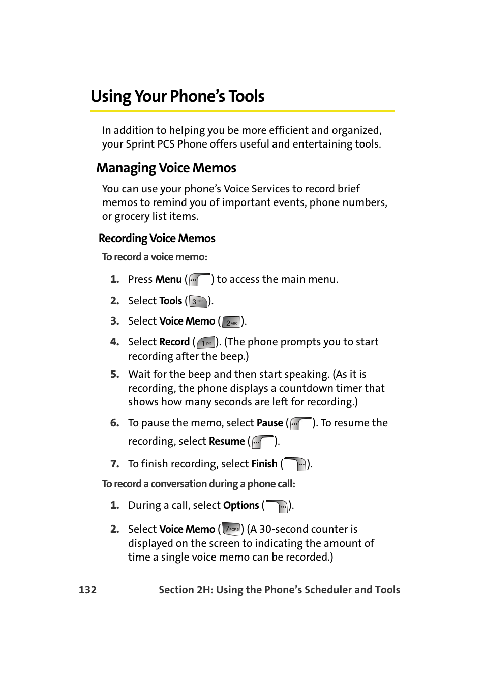 Using your phone’s tools, Managing voice memos | Samsung MM A880 User Manual | Page 140 / 278