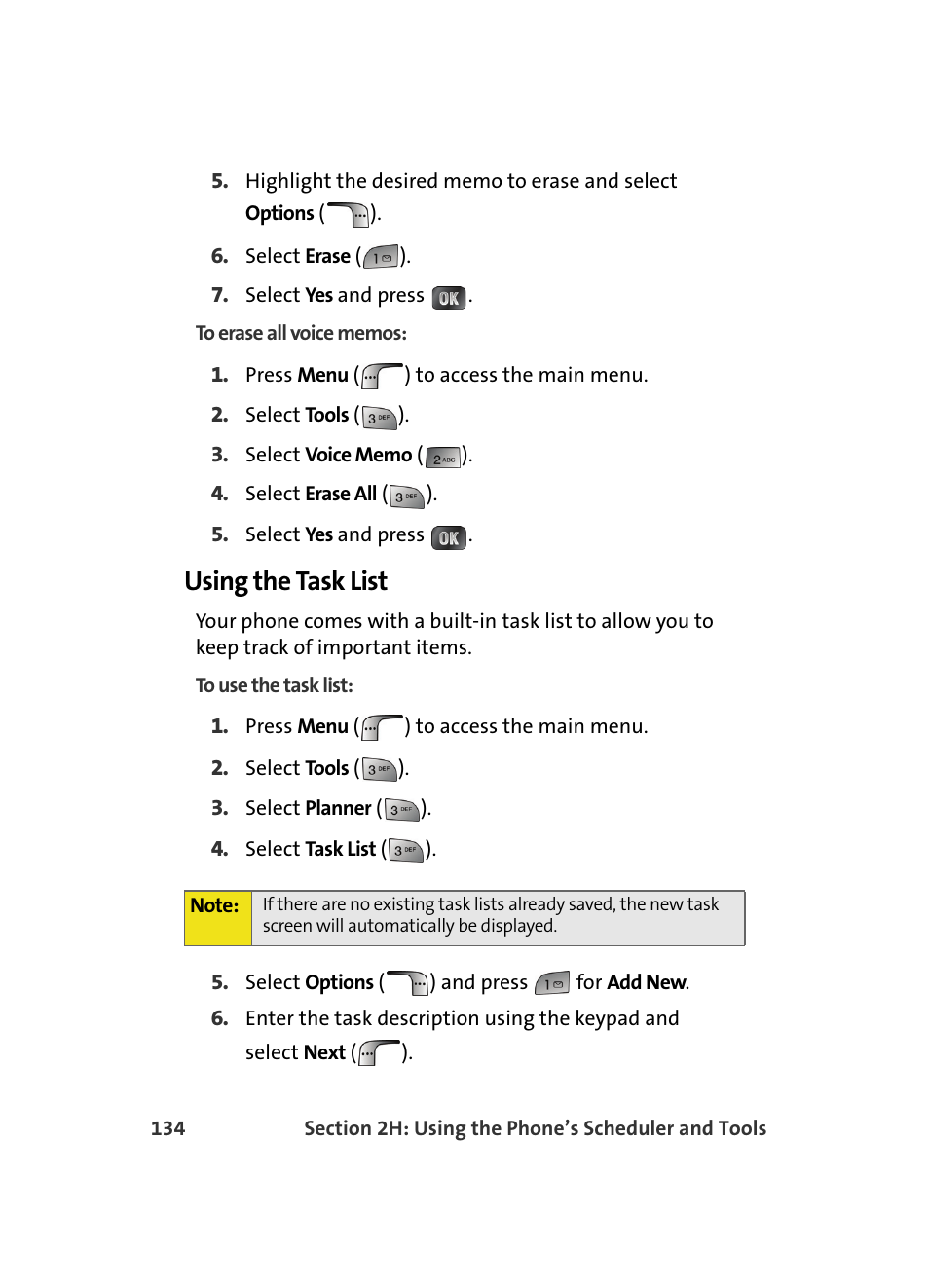 Using the task list | Samsung MM A880 User Manual | Page 142 / 278