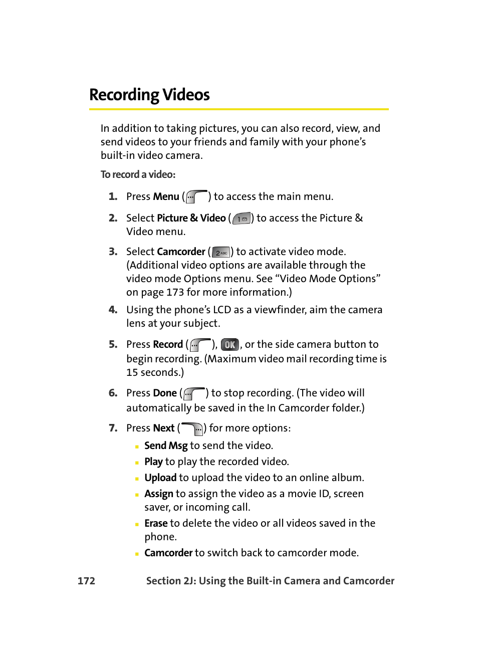 Recording videos | Samsung MM A880 User Manual | Page 180 / 278