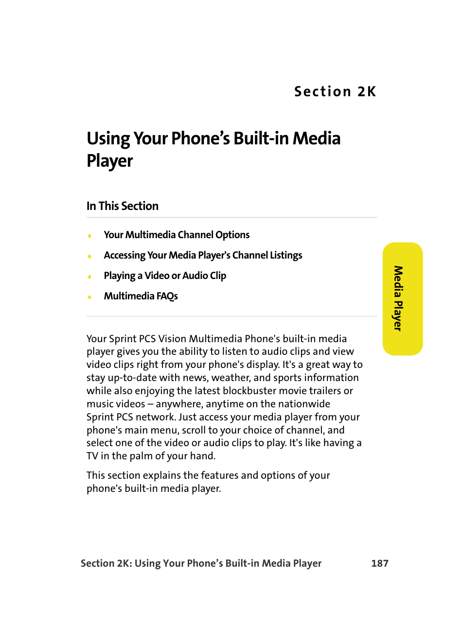 Using your phone’s built-in media player, 2k. using your phone’s built-in media player | Samsung MM A880 User Manual | Page 195 / 278