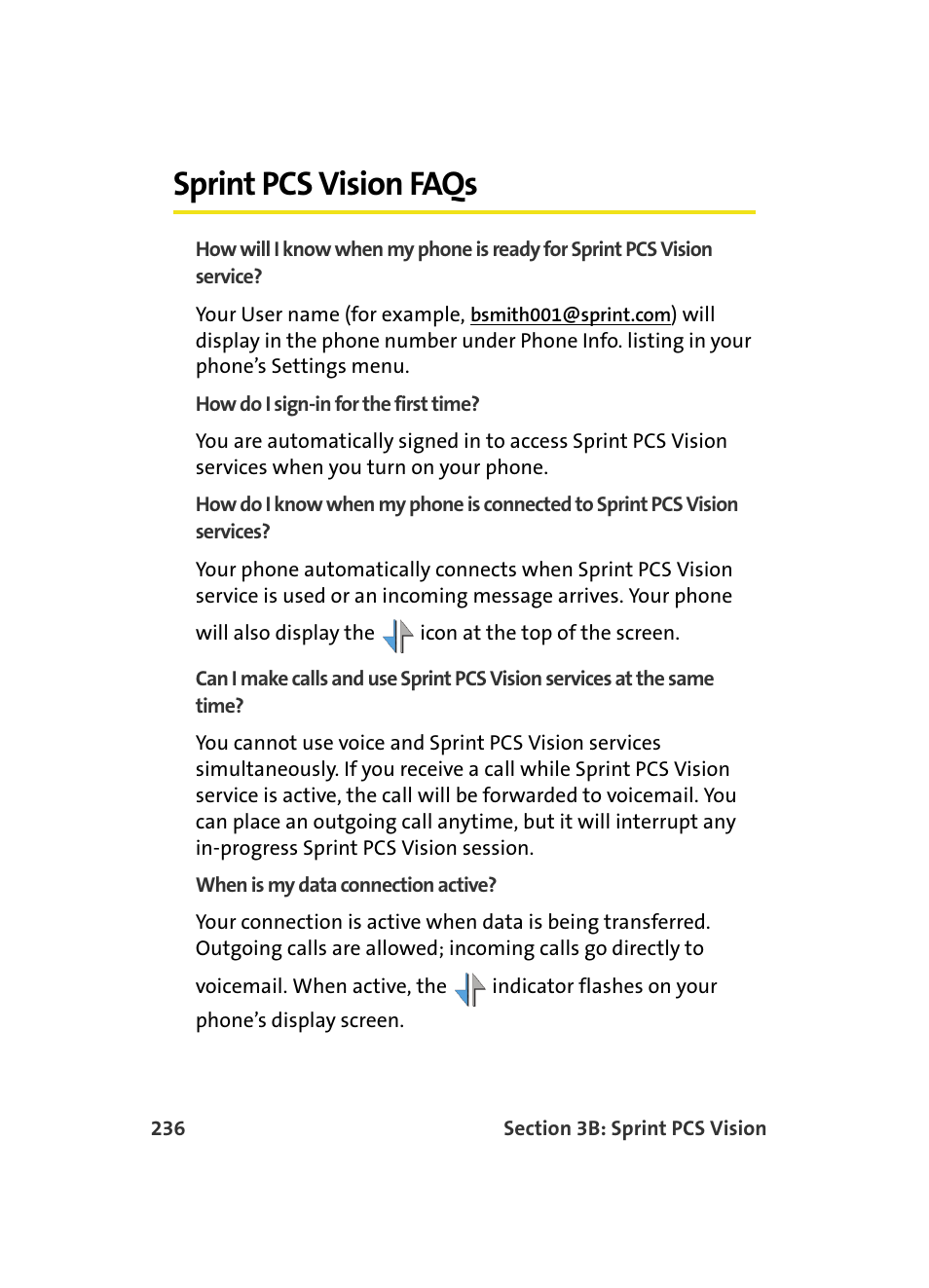 Sprint pcs vision faqs | Samsung MM A880 User Manual | Page 244 / 278