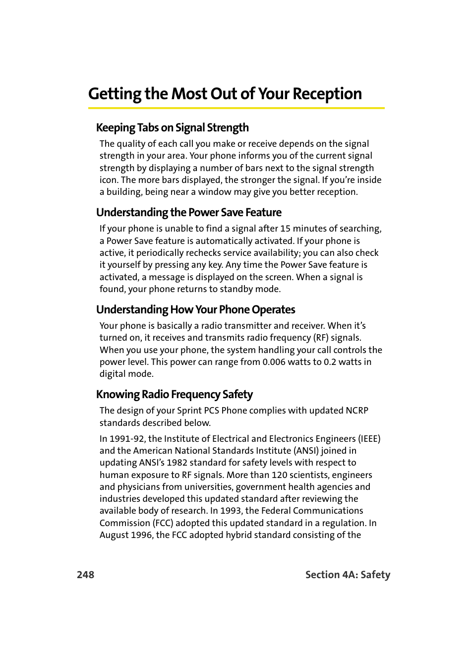 Getting the most out of your reception | Samsung MM A880 User Manual | Page 256 / 278