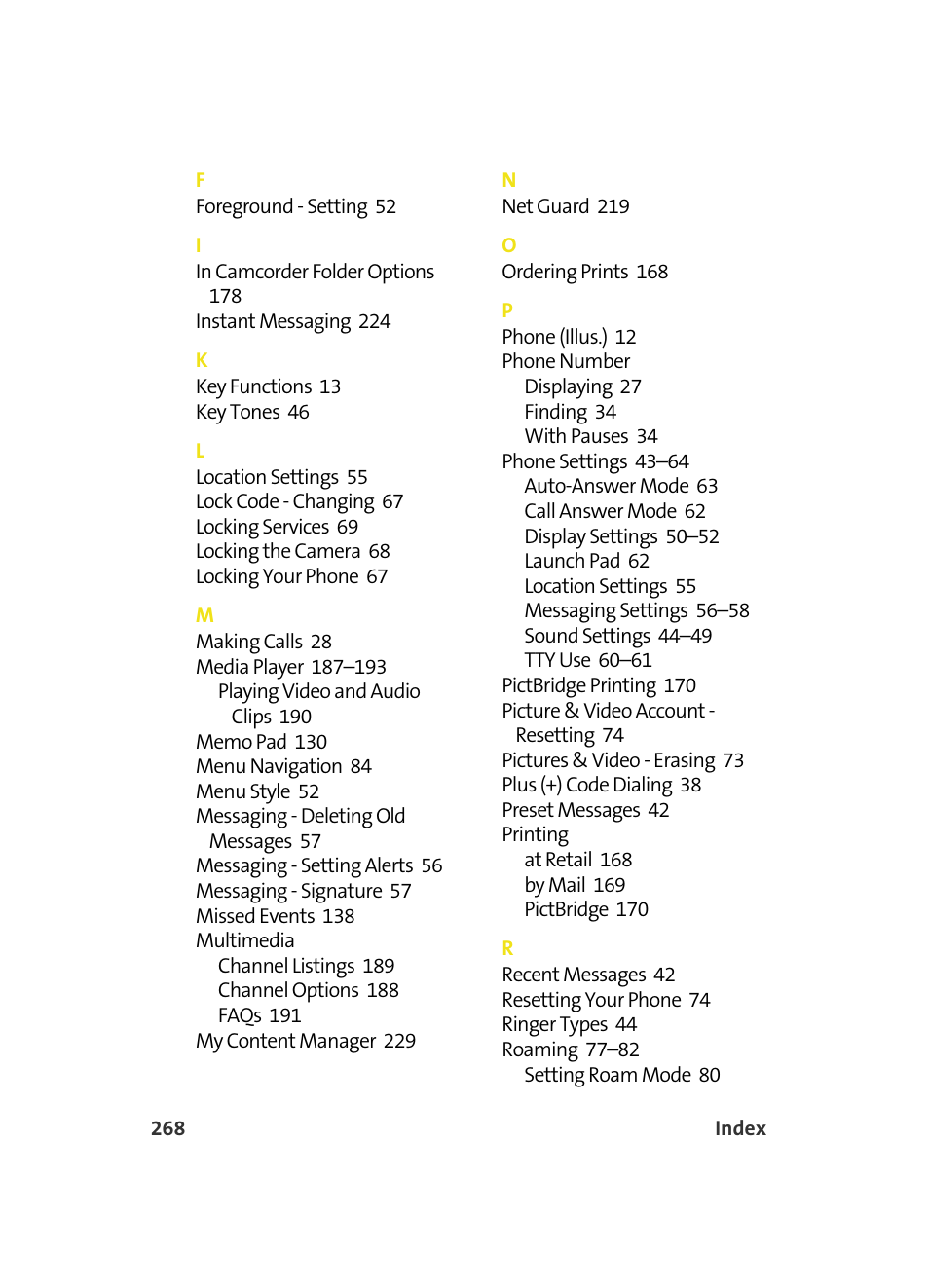 Samsung MM A880 User Manual | Page 276 / 278