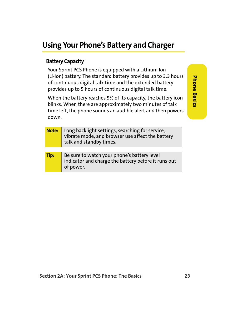 Using your phone’s battery and charger | Samsung MM A880 User Manual | Page 31 / 278