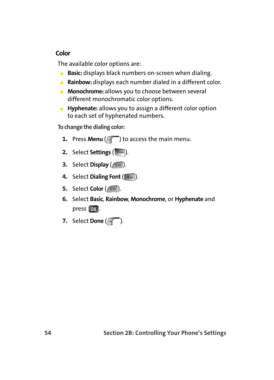 Color | Samsung MM A880 User Manual | Page 62 / 278