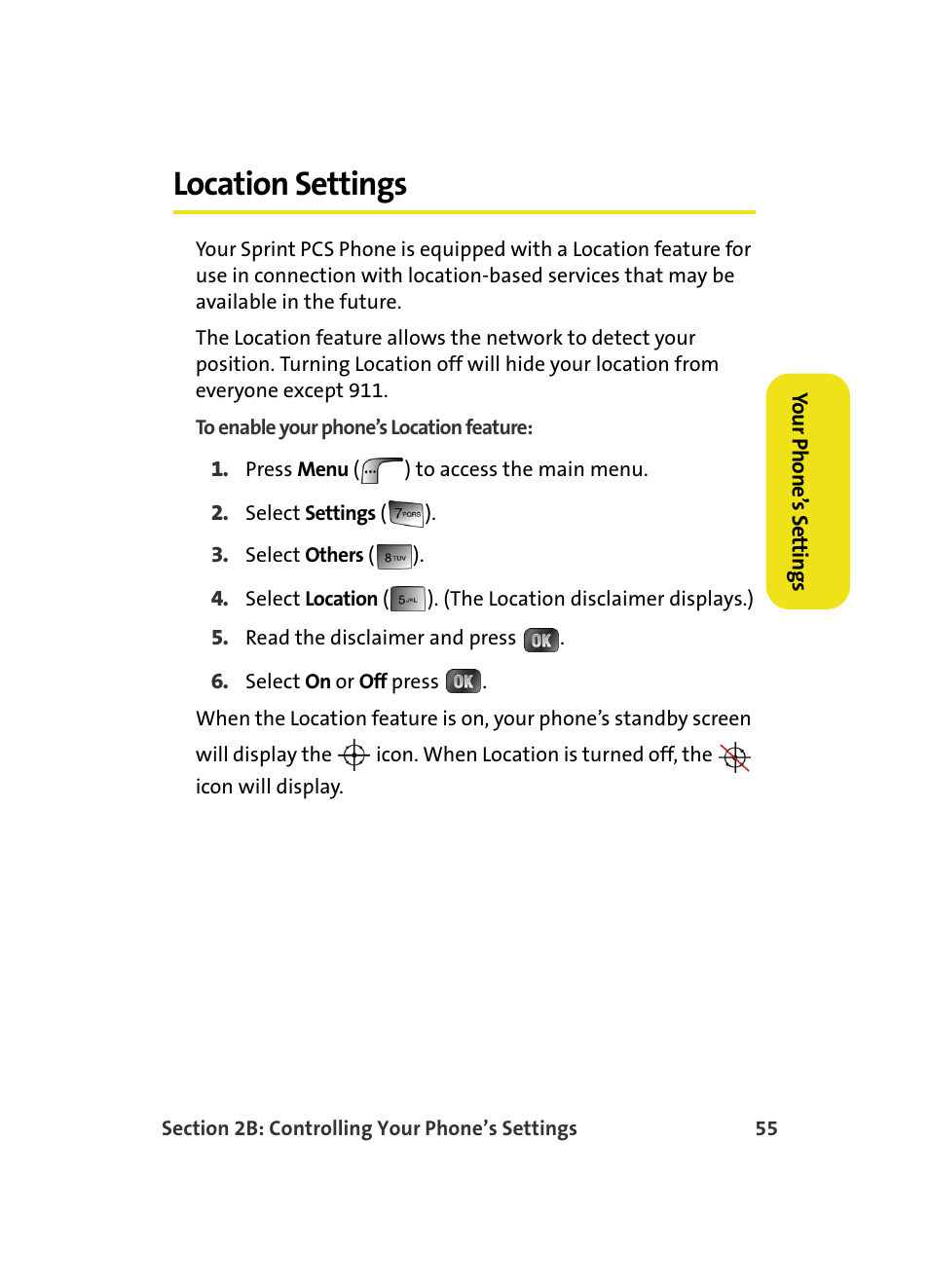 Location settings | Samsung MM A880 User Manual | Page 63 / 278