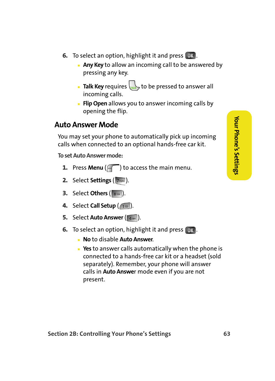 Auto answer mode | Samsung MM A880 User Manual | Page 71 / 278