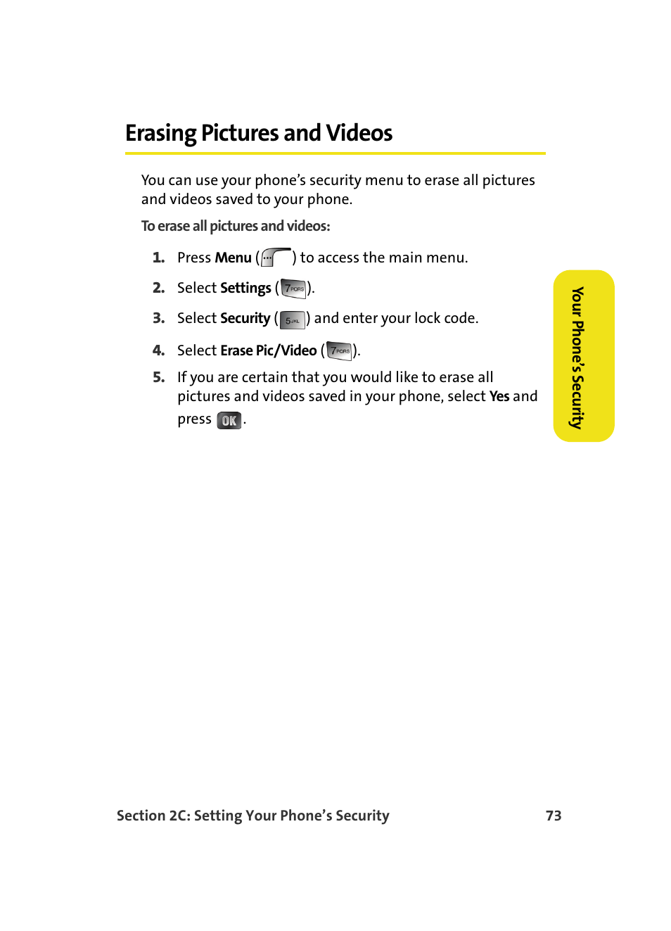 Erasing pictures and videos | Samsung MM A880 User Manual | Page 81 / 278