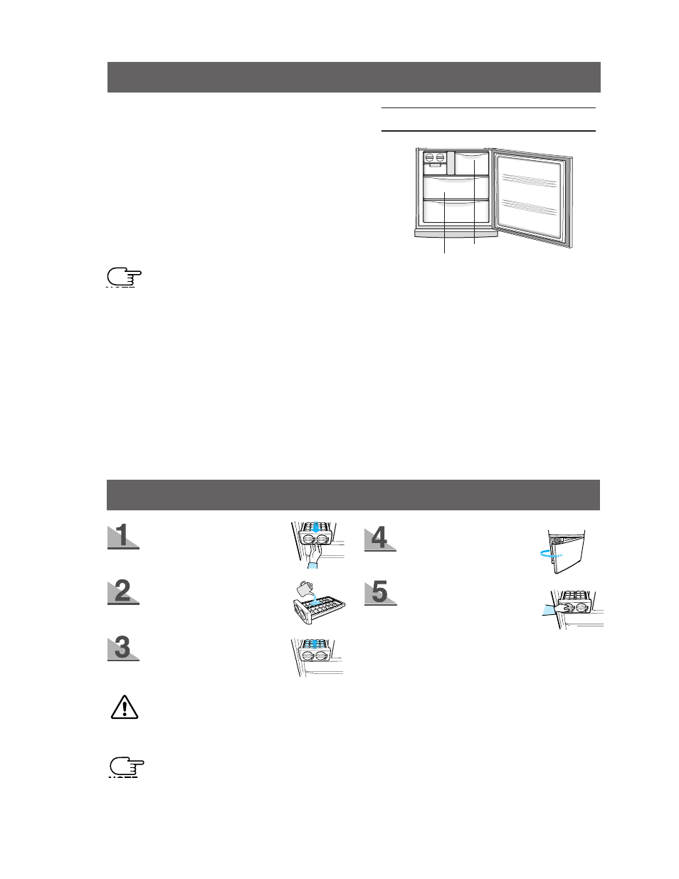 Making ice, Storing food in the refrigerator or freezer, B. freezer | Samsung RB2055SL User Manual | Page 10 / 14