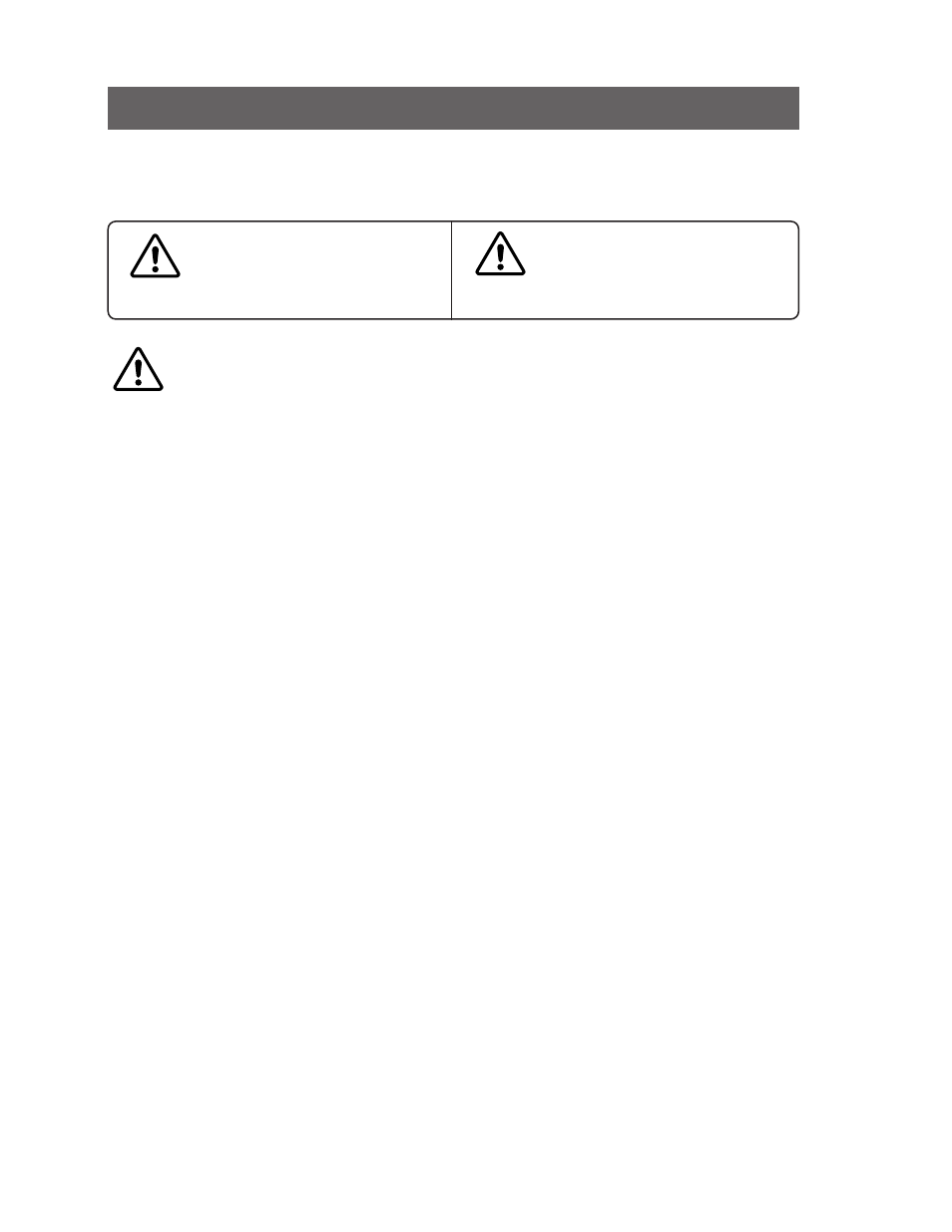 Warnings / safety precautions, Warning, Caution | Samsung RB2055SL User Manual | Page 3 / 14