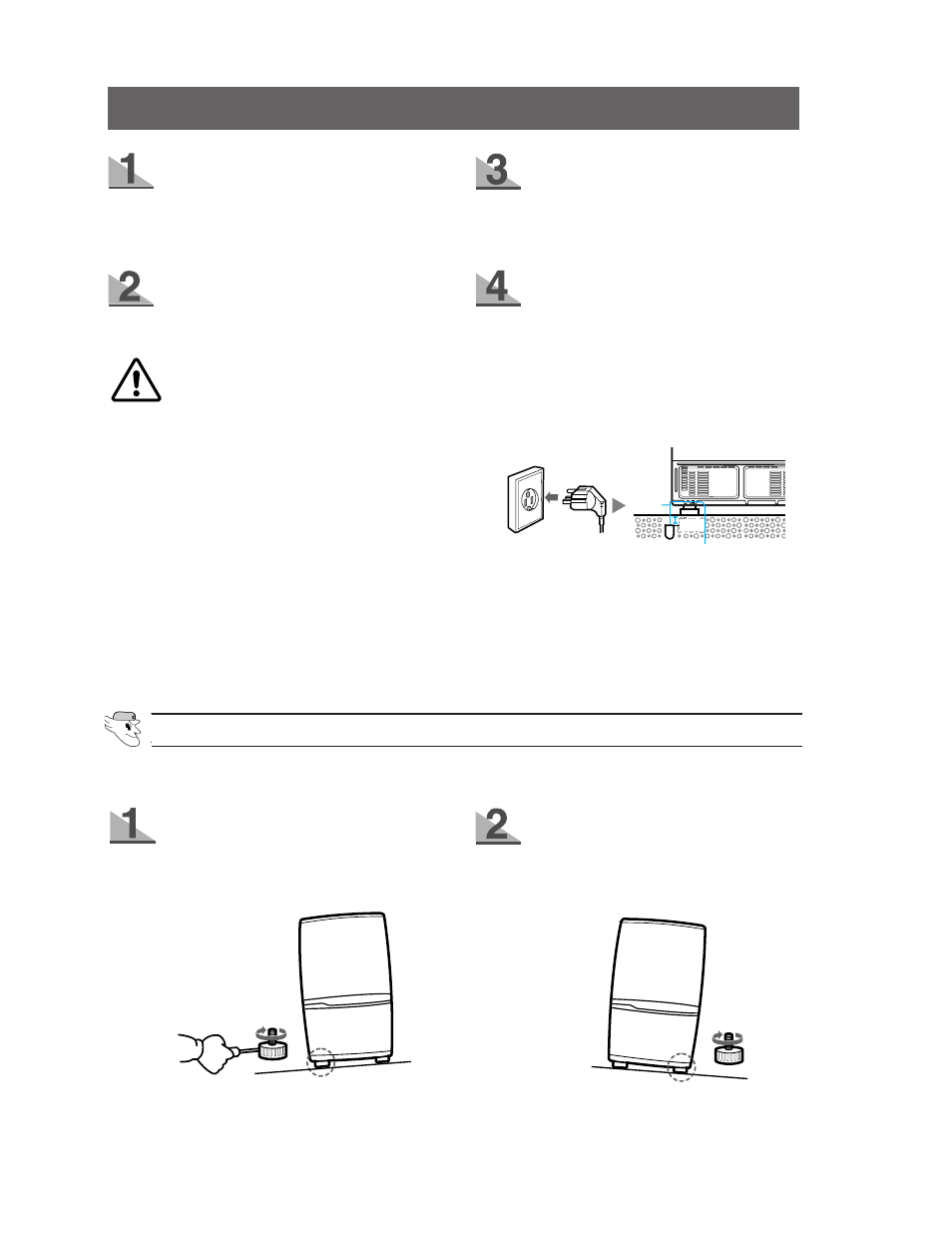 Installing the refrigerator/freezer, Installing the refrigerator / freezer, Levelling | Warning | Samsung RB2055SL User Manual | Page 5 / 14