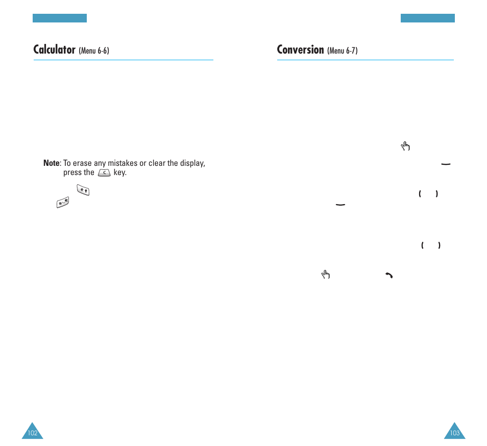 Conversion, Calculator | Samsung GH68-03213A User Manual | Page 53 / 82