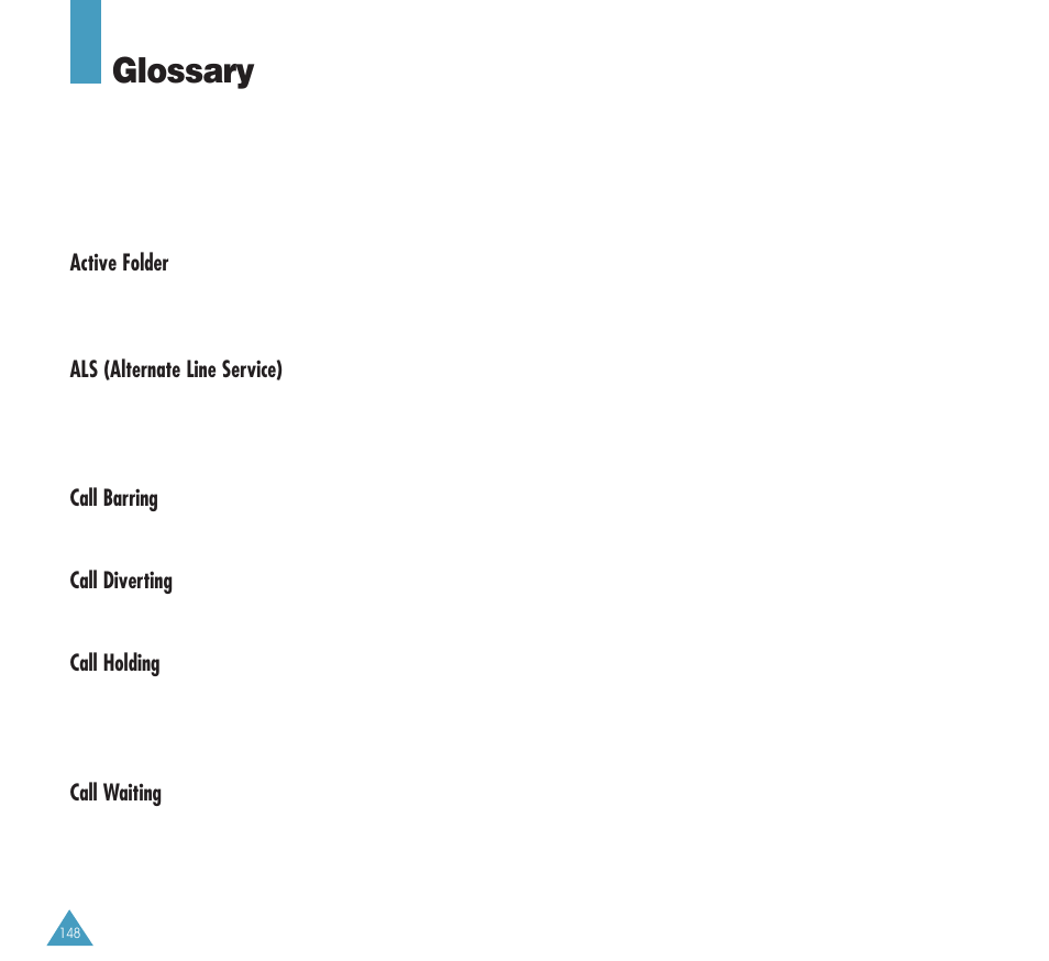 Glossary | Samsung GH68-03213A User Manual | Page 77 / 82