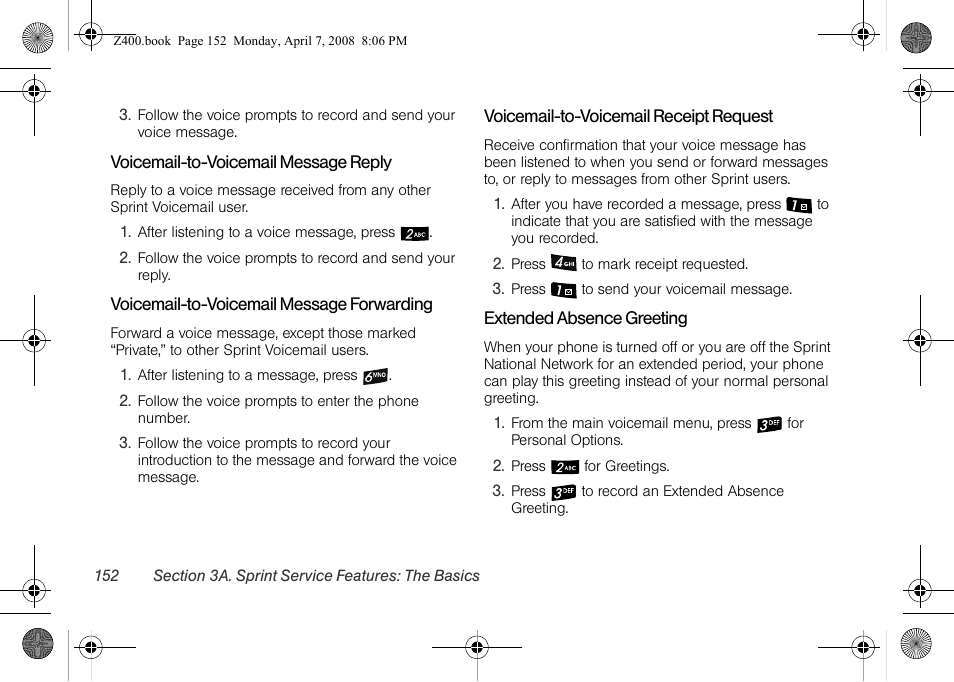 Samsung Z400 User Manual | Page 168 / 213