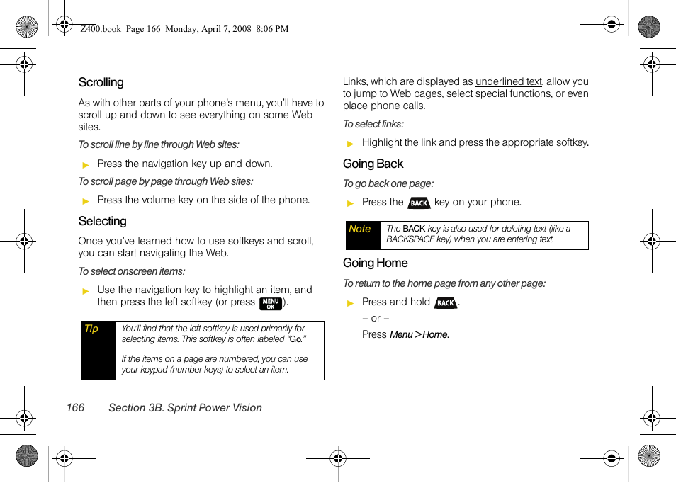 Samsung Z400 User Manual | Page 182 / 213