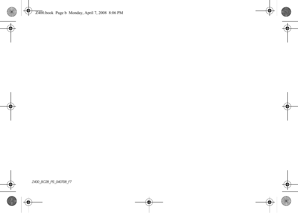 Samsung Z400 User Manual | Page 2 / 213