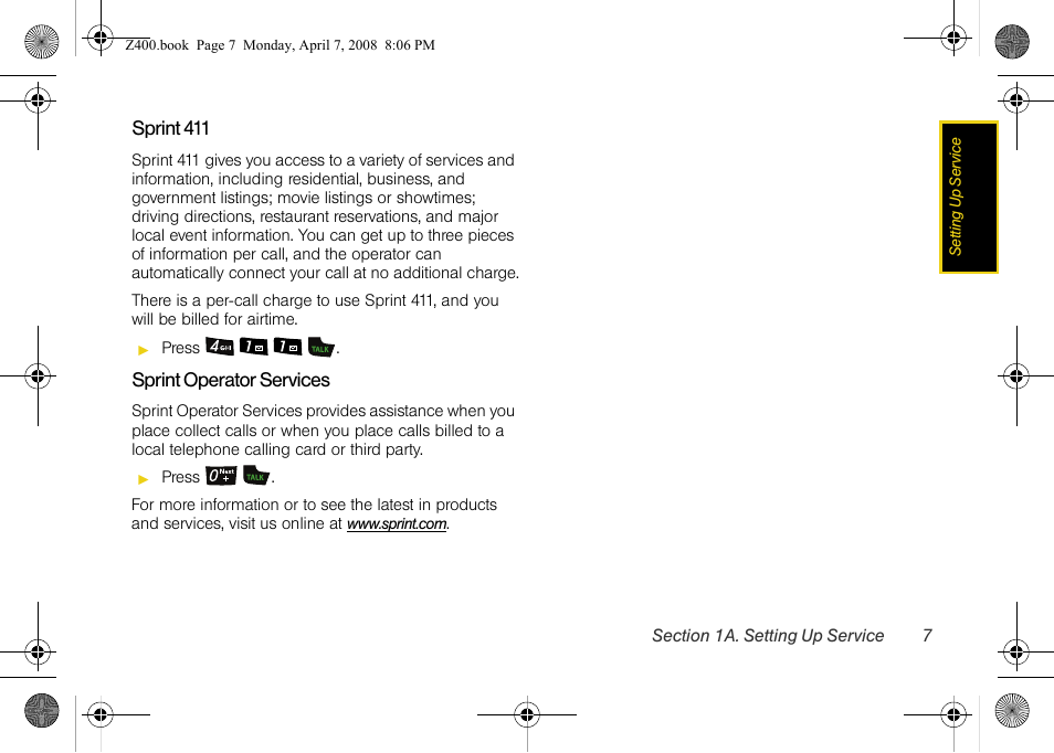 Samsung Z400 User Manual | Page 23 / 213