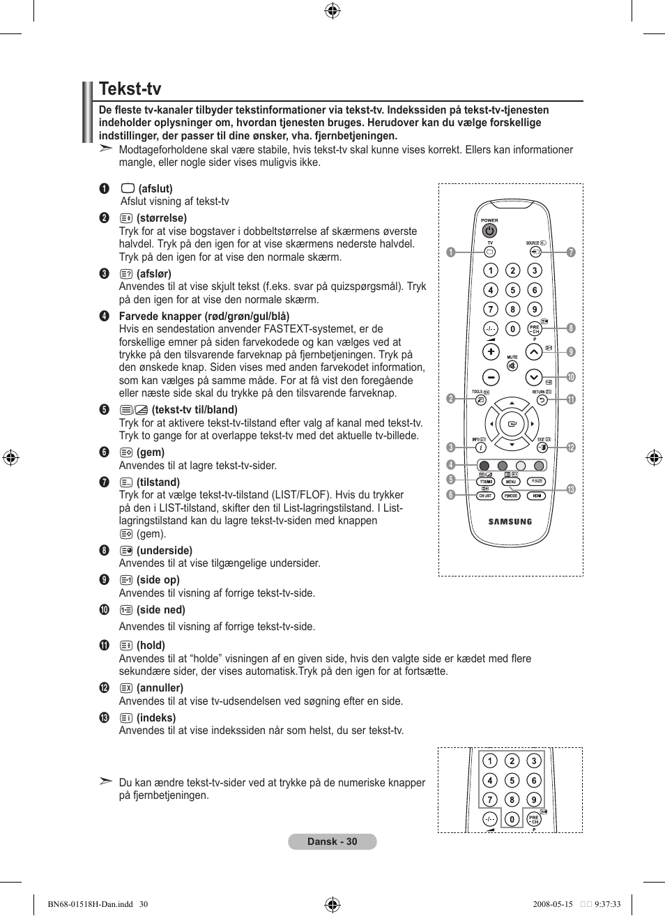 Tekst-tv | Samsung BN68-01518H-00 User Manual | Page 102 / 177