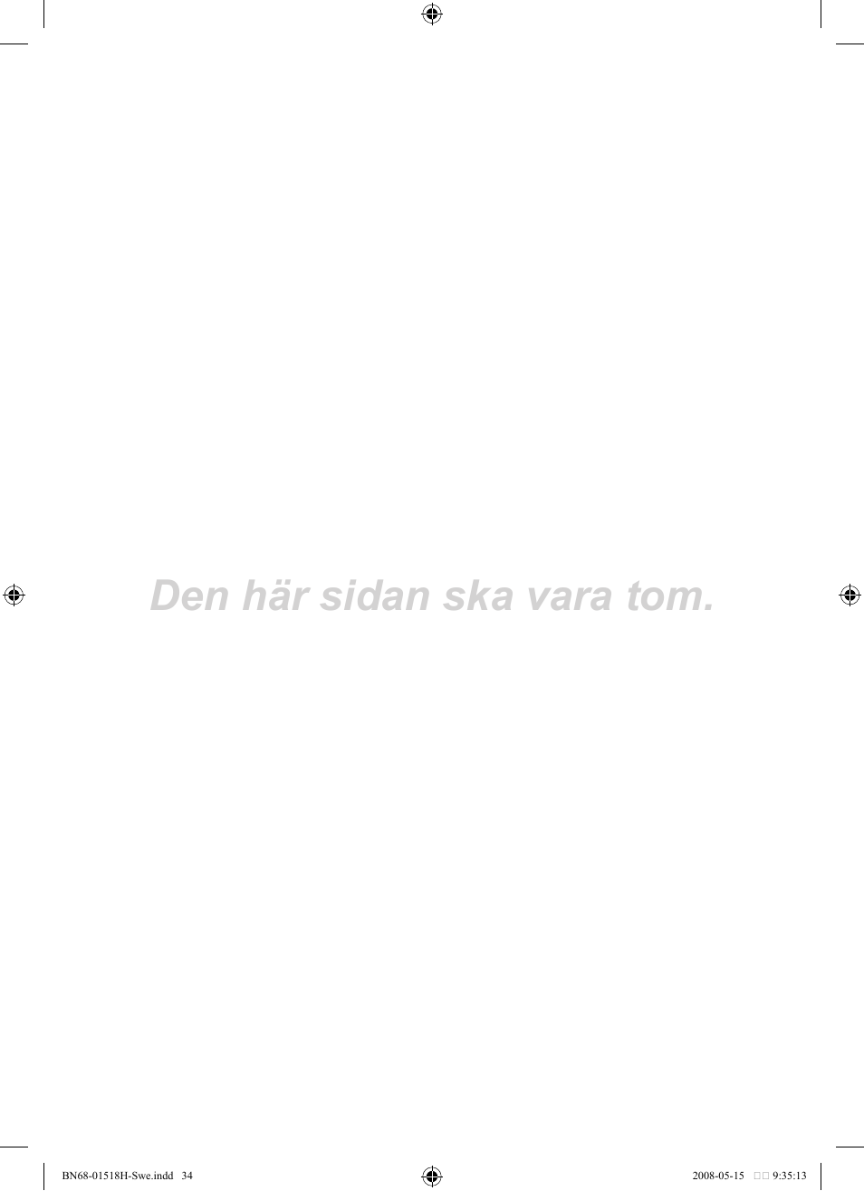 Den här sidan ska vara tom | Samsung BN68-01518H-00 User Manual | Page 71 / 177