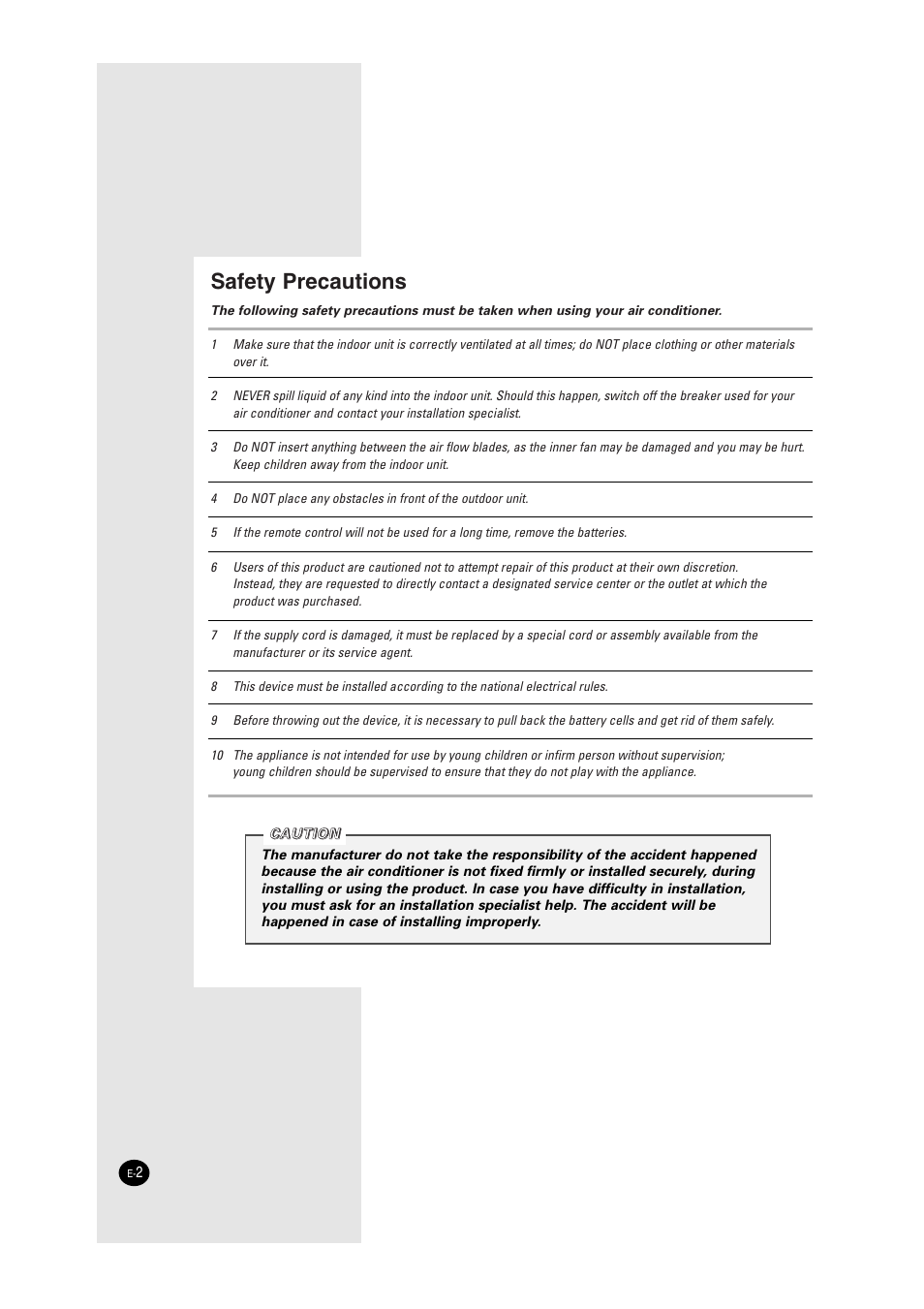 Safety precautions | Samsung A6 User Manual | Page 2 / 46