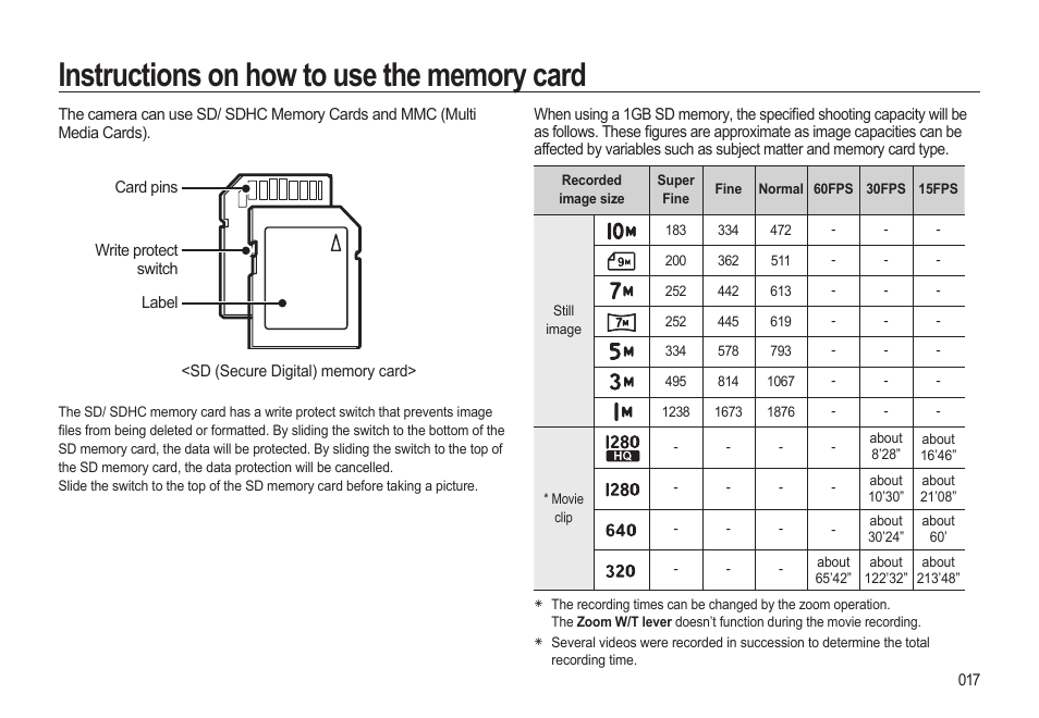 Samsung WB500 User Manual | Page 18 / 114