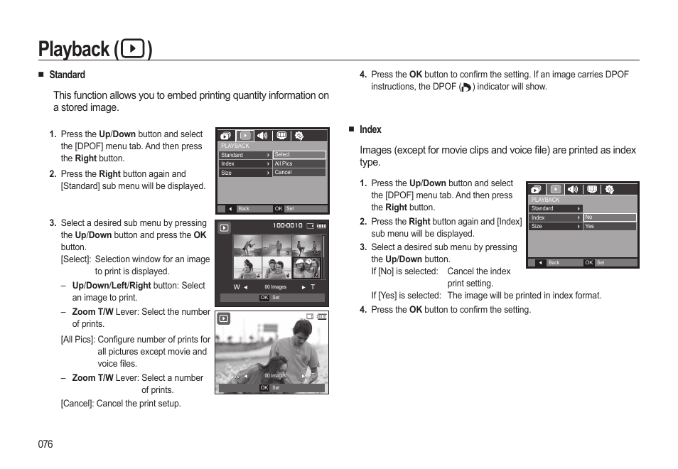 Playback ( ) | Samsung WB500 User Manual | Page 77 / 114