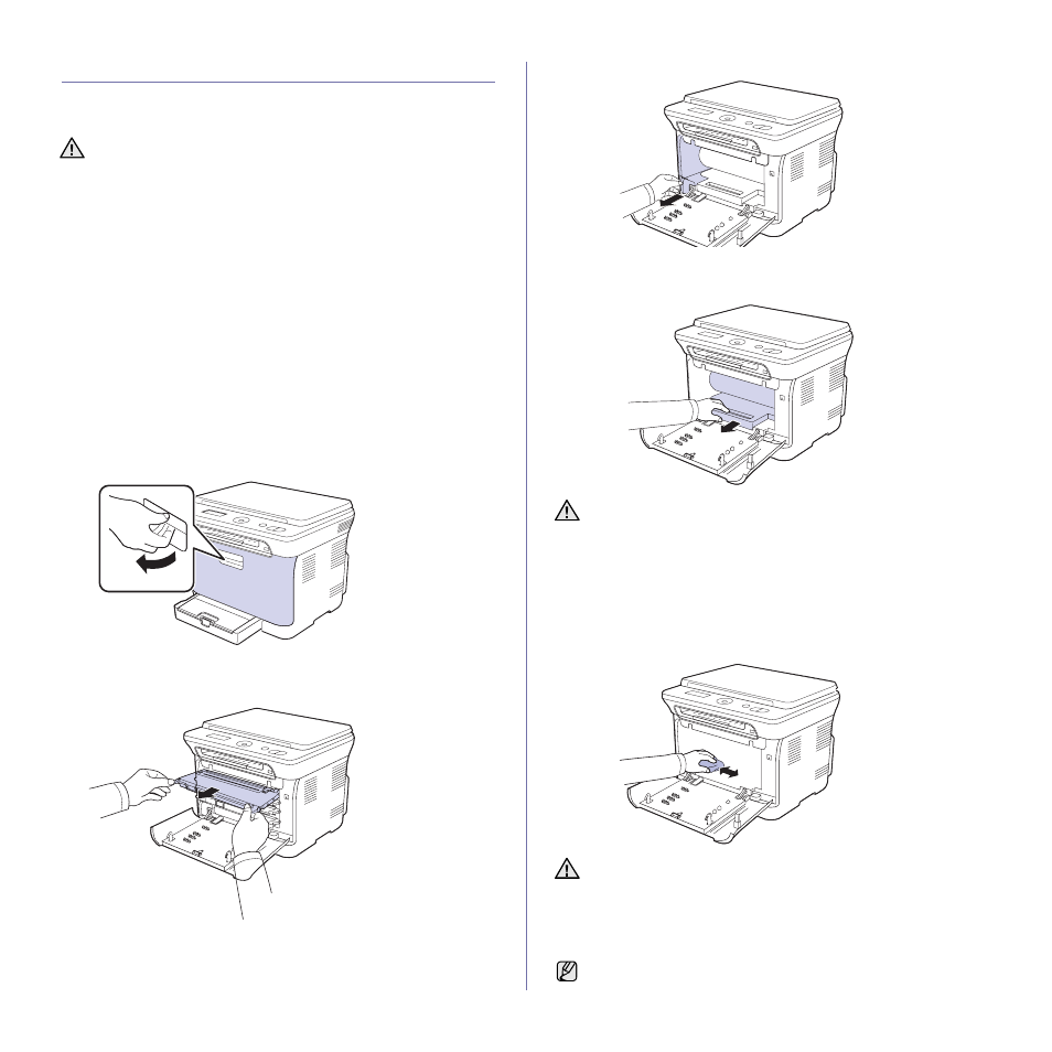 Cleaning your machine, Cleaning the outside, Cleaning the inside | 47 cleaning your machine | Samsung CLX-3175FW User Manual | Page 144 / 220