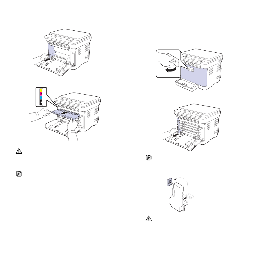 Replacing the waste toner container, 52 replacing the waste toner container | Samsung CLX-3175FW User Manual | Page 149 / 220