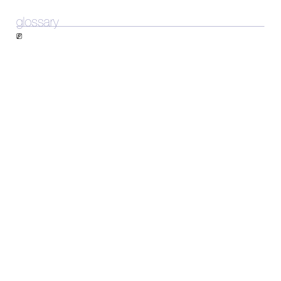 Glossary | Samsung CLX-3175FW User Manual | Page 167 / 220