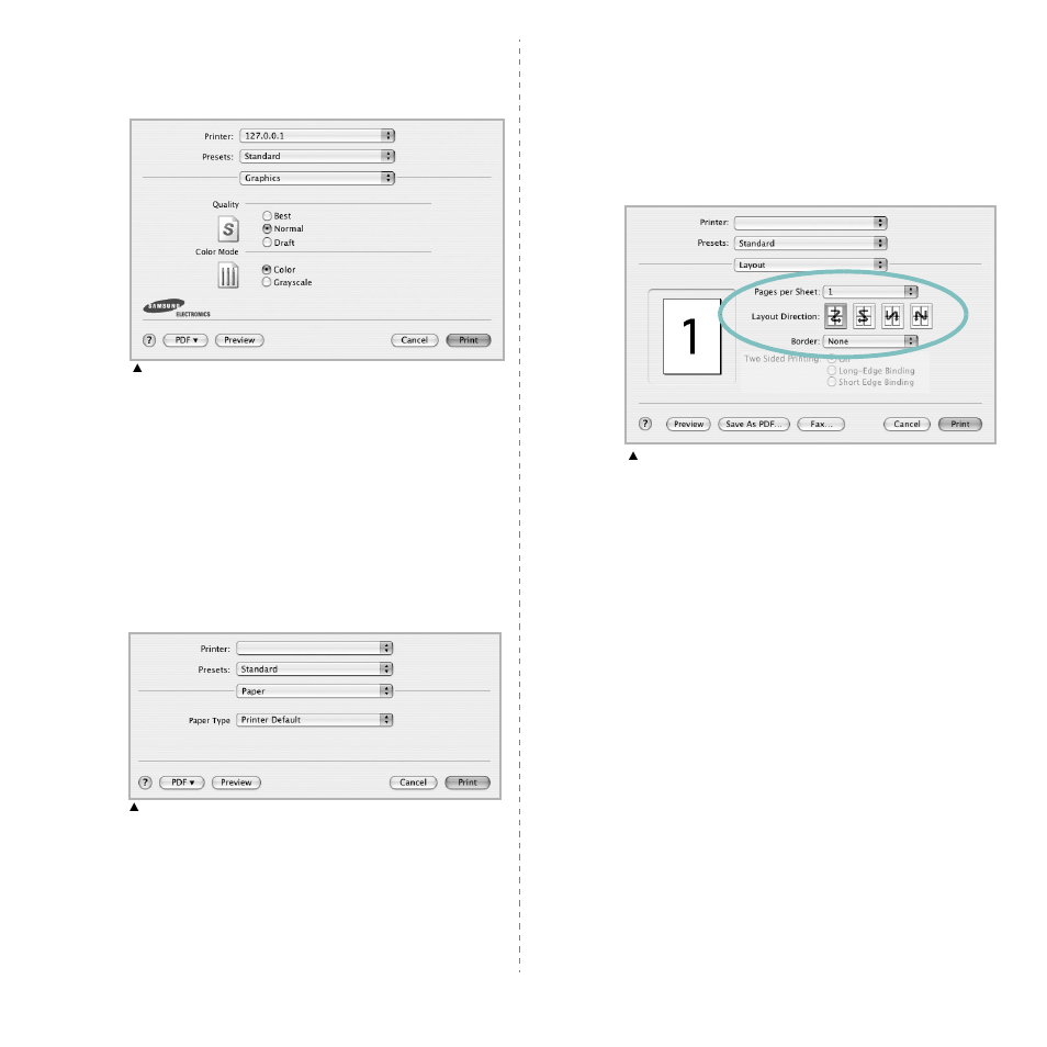 Printing multiple pages on one sheet of paper | Samsung CLX-3175FW User Manual | Page 217 / 220