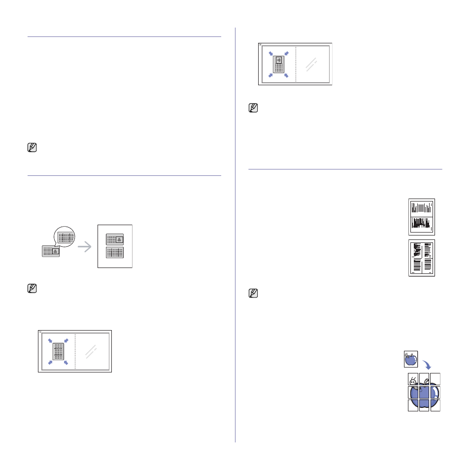 Changing the default copy settings, Id card copying, Using special copy features | Up or 4-up copying, Poster copying | Samsung CLX-3175FW User Manual | Page 44 / 220