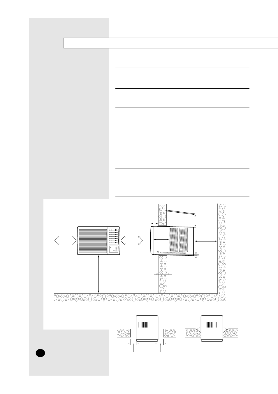 Method of installation | Samsung WC12ZR User Manual | Page 16 / 18