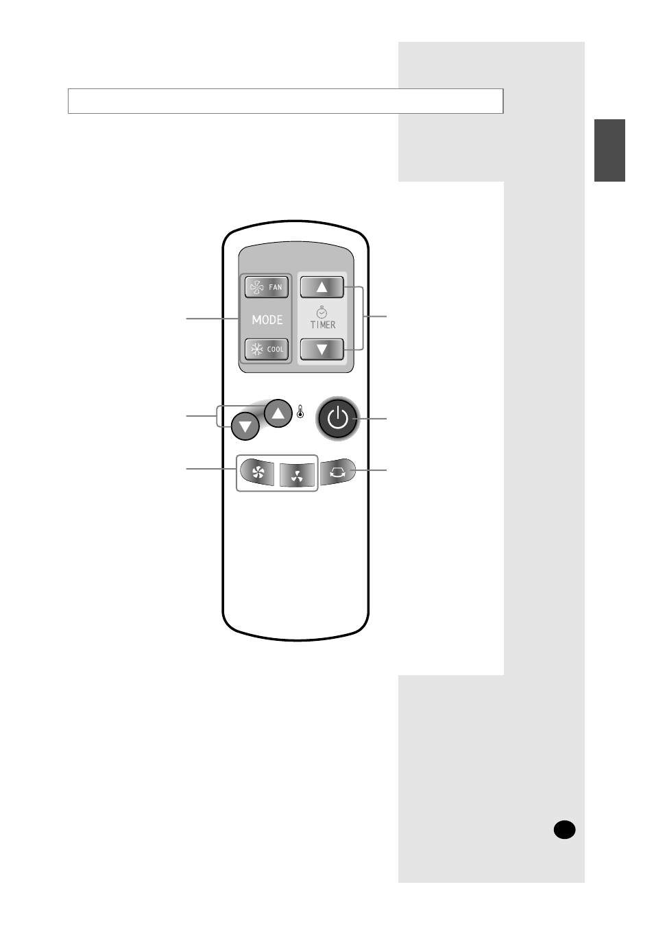 Remote control - buttons | Samsung WC12ZR User Manual | Page 5 / 18