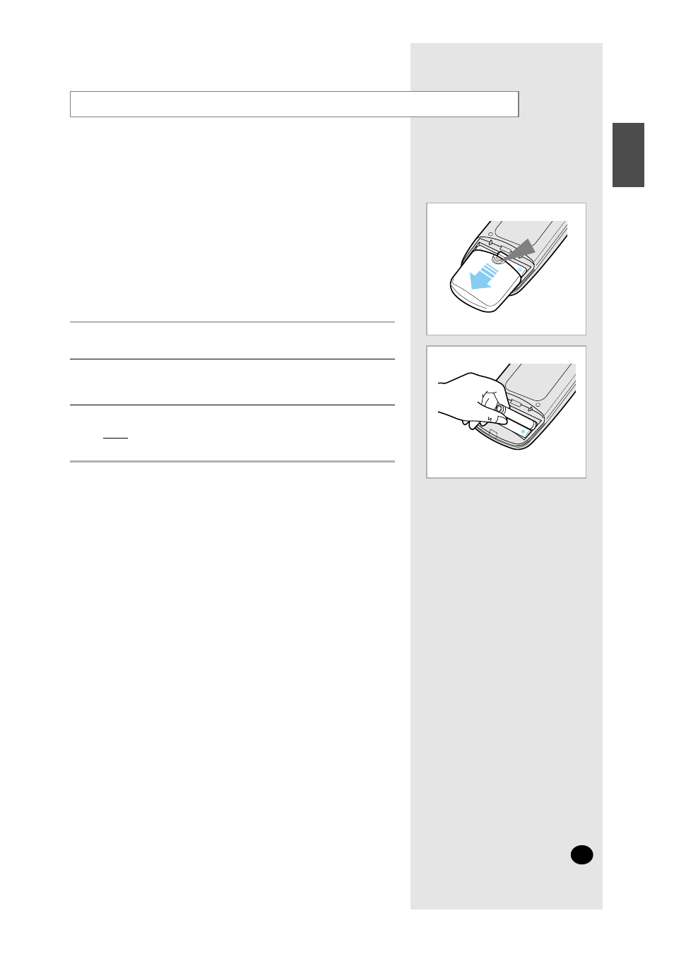 Inserting the remote control batteries | Samsung WC12ZR User Manual | Page 7 / 18