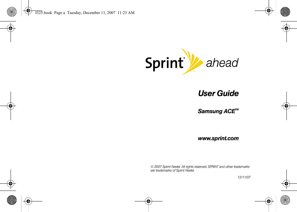 Samsung ACE User Manual | 210 pages