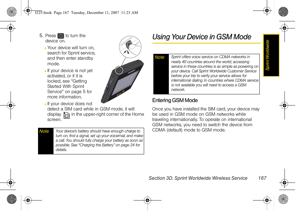 Using your device in gsm mode, Entering gsm mode | Samsung ACE User Manual | Page 182 / 210